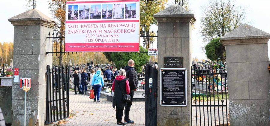 Zebrano ponad 12 tyś. zł podczas XXIII kwesty na rzecz renowacji zabytkowych nagrobków w Bodzentynie