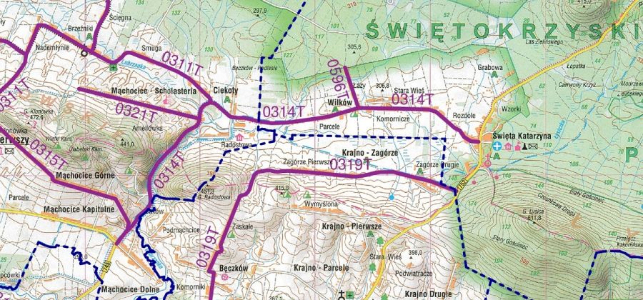 przebudowa trasy Św. Katarzyna – Wilków - Mąchocice