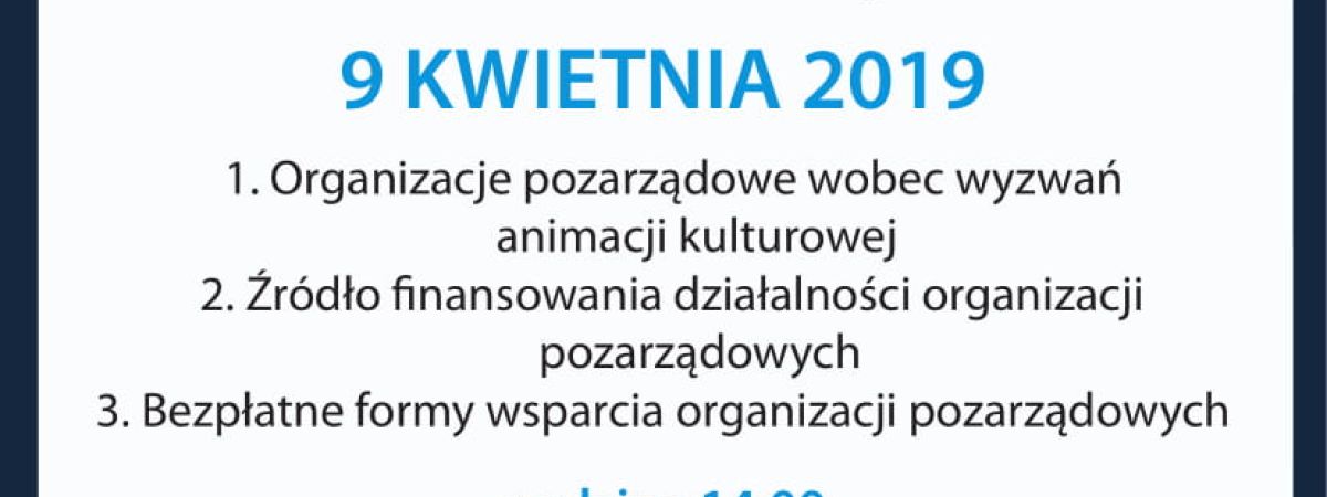 Spotkanie szkoleniowe dla przedstawicieli organizacji pozarządowych