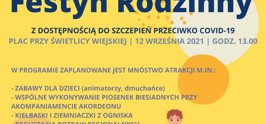 Zapraszamy na Festyn Rodzinny do Siekierna