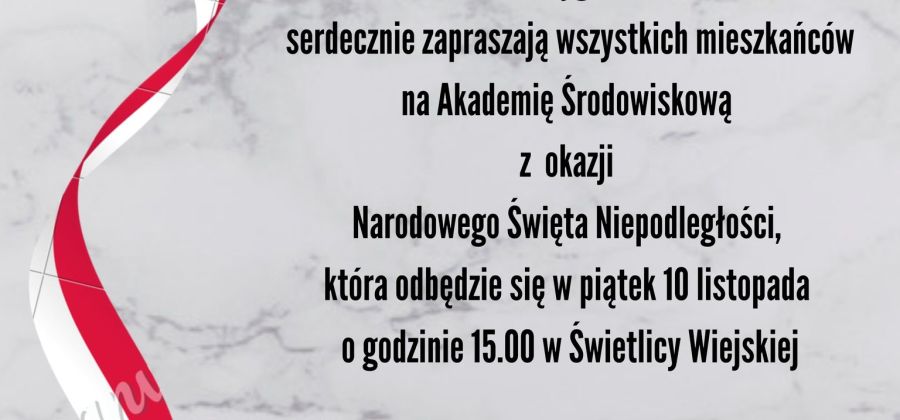 Narodowe Święto Niepodległości w Świetlicy Wiejskiej w Woli Szczygiełkowej