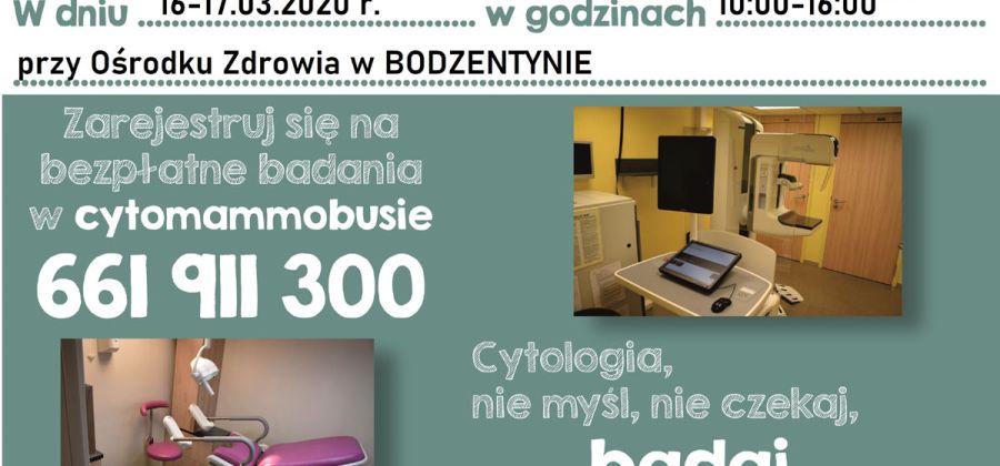 Cytomammobus ponownie w Bodzentynie