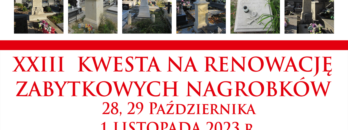 XXIII kwesta na renowację zabytkowych nagrobków w Bodzentynie 2023