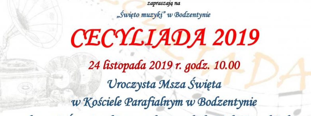 Cecyliada 2019 w Gminie Bodzentyn