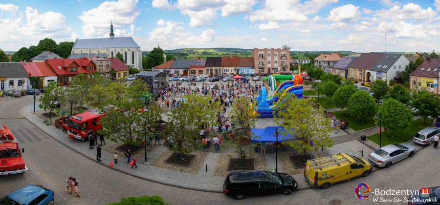 Rodzinny Dzień Dziecka na Rynku Górnym w Bodzentynie