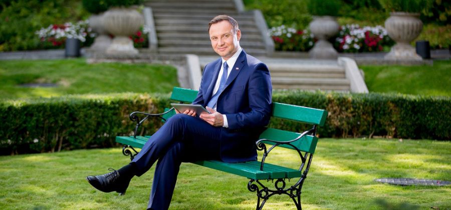 Prezydent RP Andrzej Duda z wizytą w Bodzentynie