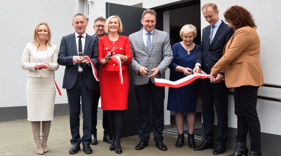 Oficjalne otwarcie drogi i ścieżki rowerowej Św. Katarzyna - Wilków - Ciekoty