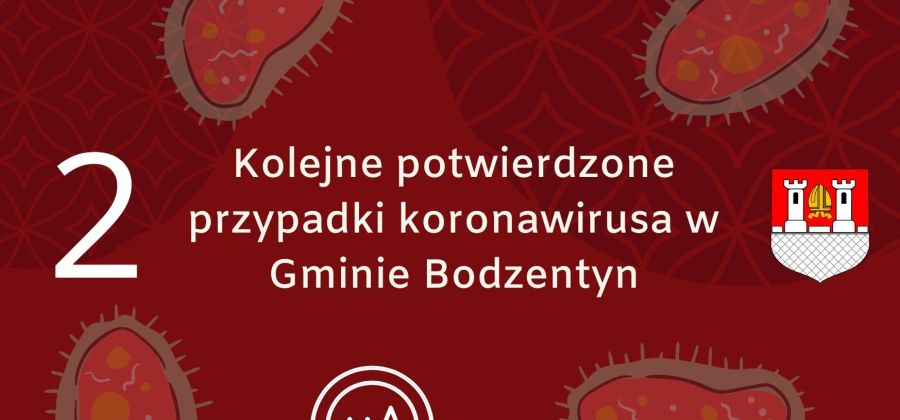 2 kolejne przypadki COVID-19 w gminie Bodzentyn