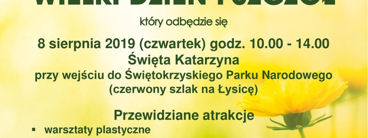 Wielki Dzień Pszczół w ŚPN