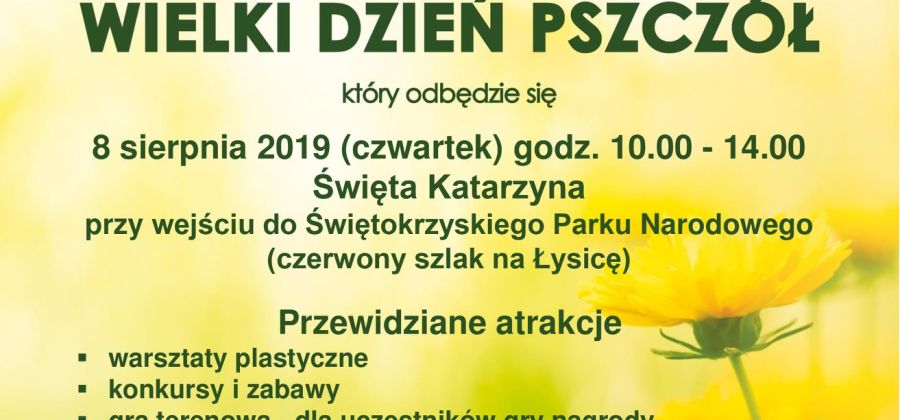 Wielki Dzień Pszczół w Świętokrzyskim Parku Narodowym