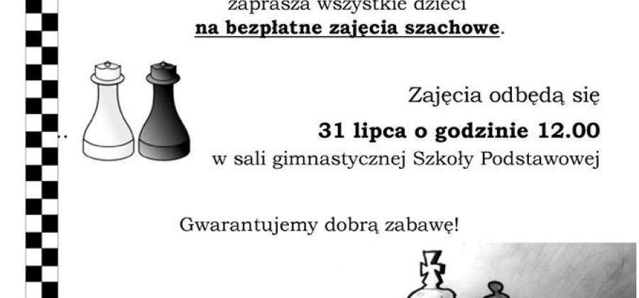 Zostań szachistą w drużynie "Szach Mat"!