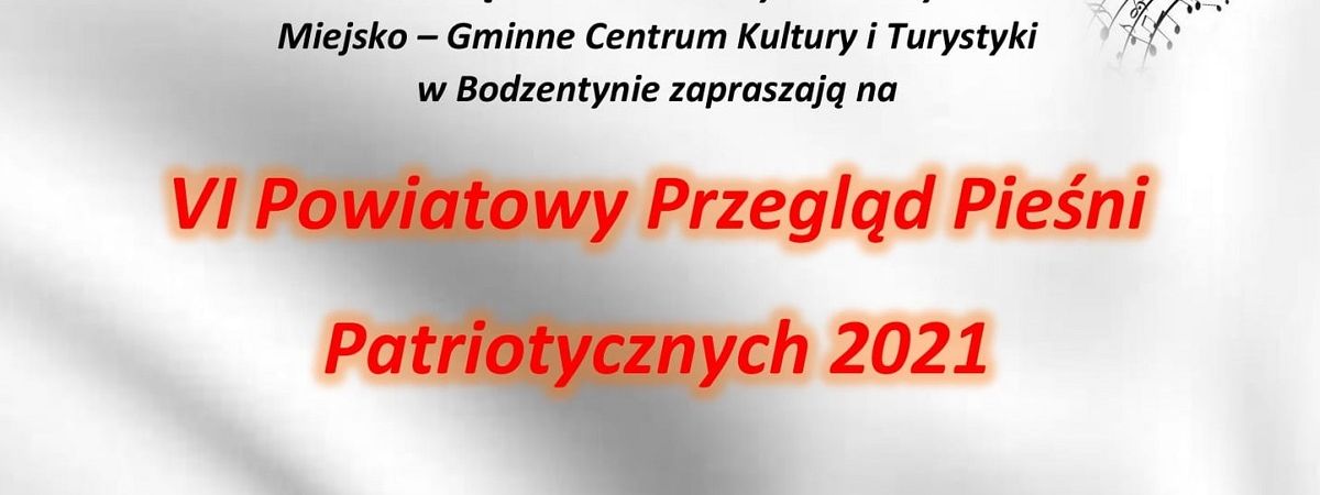 Przegląd Pieśni Patriotycznych w Bodzentynie 