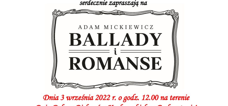 Zapraszamy na Narodowe Czytanie 2022 przy ruinach Pałacu Biskupów Krakowskich w Bodzentynie