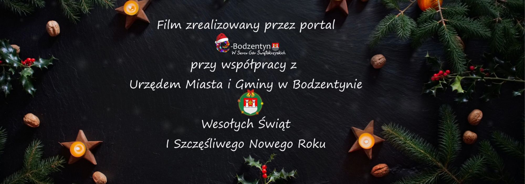 Życzenia Świąteczne dla Mieszkańców Miasta i Gminy Bodzentyn 2021 r.