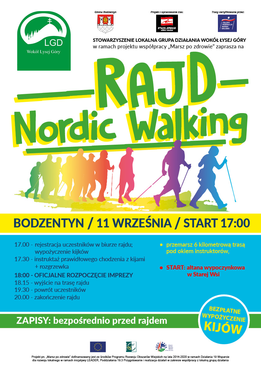 Rajd Nordic Walking Bodzentyn