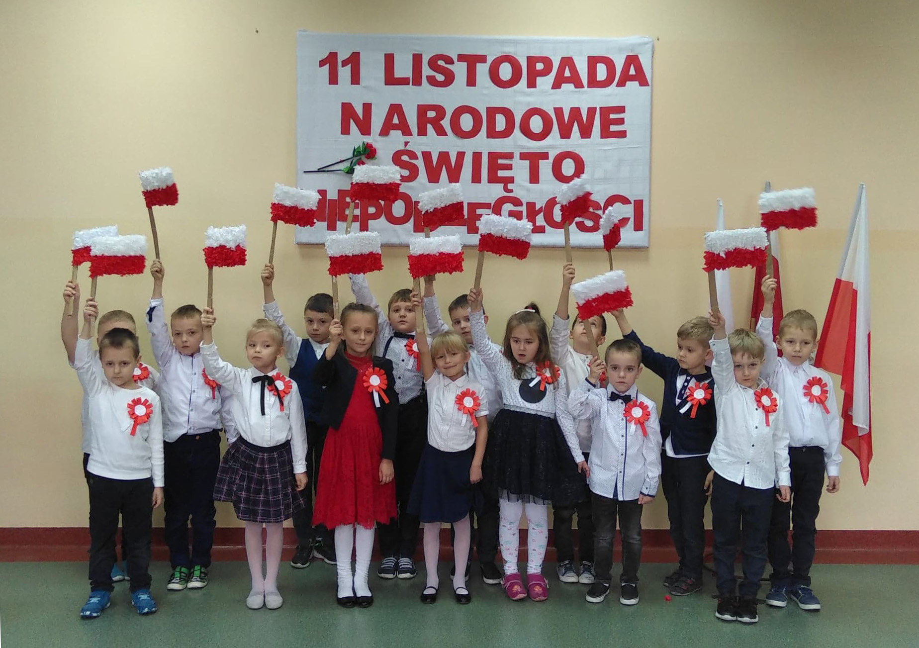 Święto Niepodległości w Przedszkolu w Bodzentynie