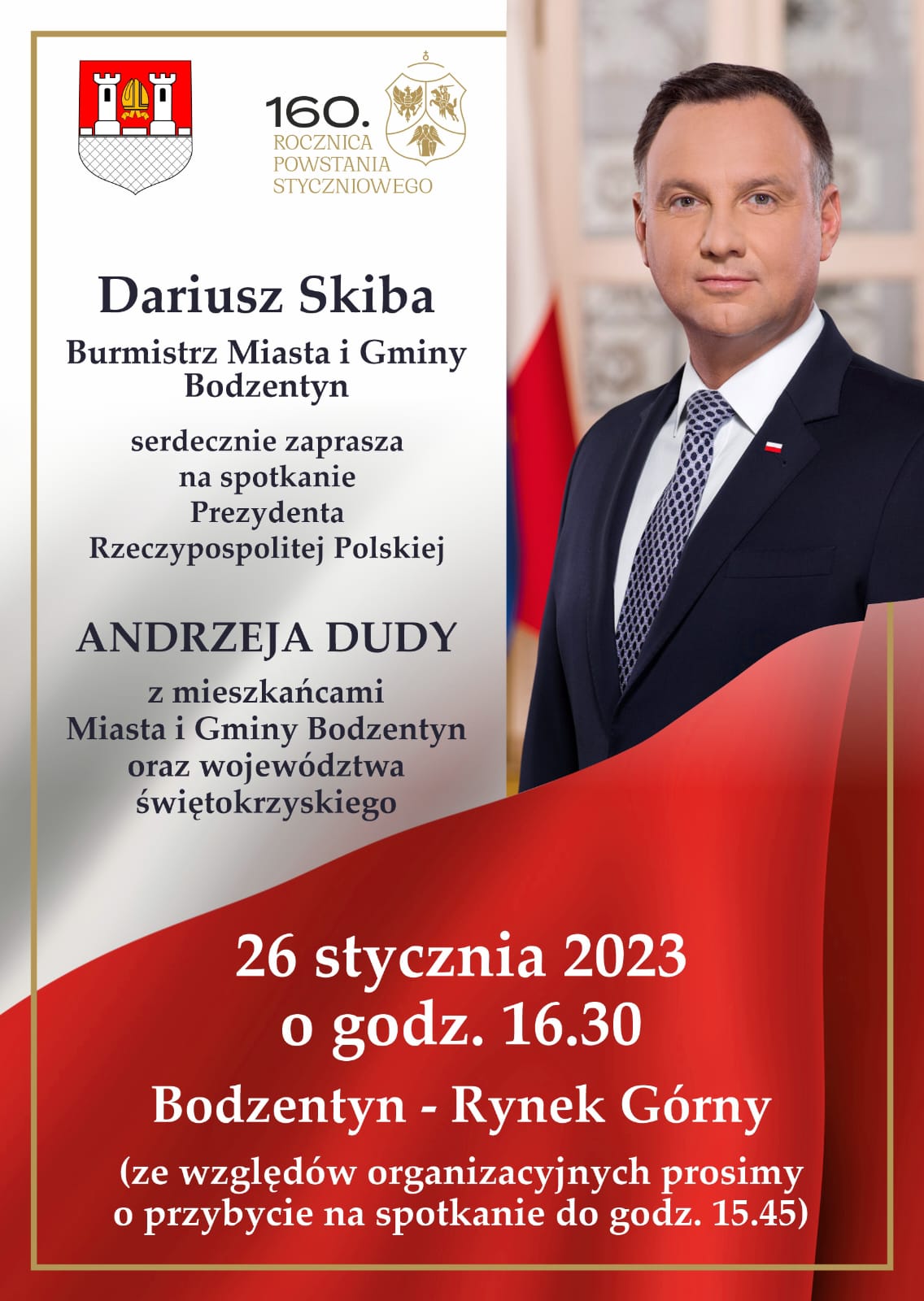 Prezydent Andrzej Duda w Bodzentynie