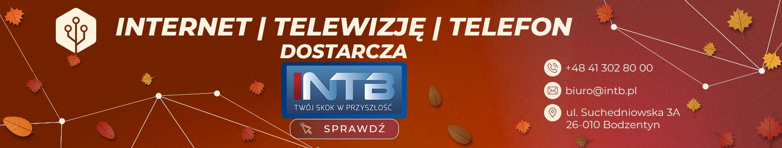 Internet Światłowód Telewizja telefon w gminie Bodzentyn