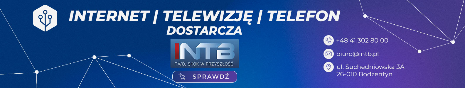 Internet Światłowód Telewizja telefon w gminie Bodzentyn