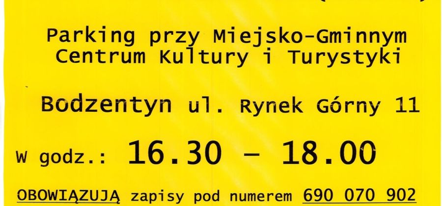 Bezpłatne badanie wzroku już 2 września w Bodzentynie