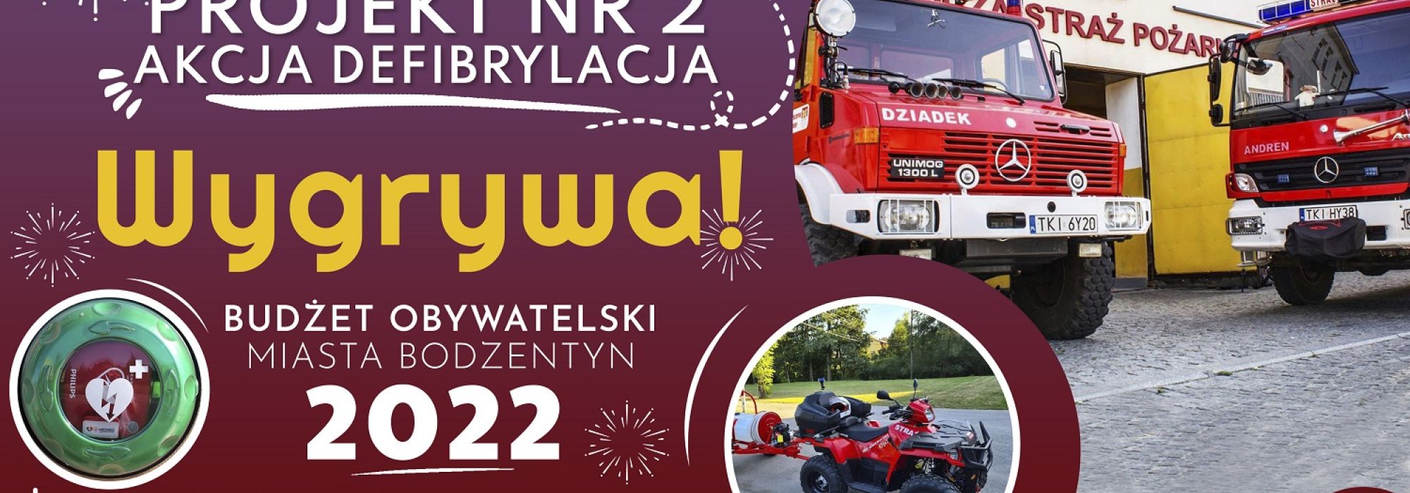 Wyniki Budżetu Obywatelskiego Miasta Bodzentyn 2022