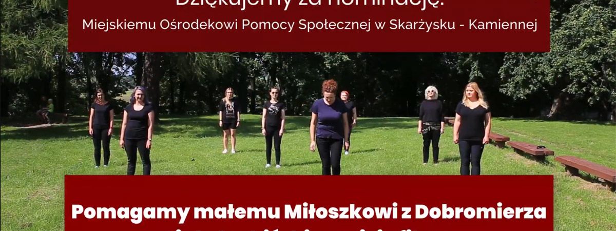 #GaszynChallenge Miejsko-Gminnego Ośrodka Pomocy Społecznej w Bodzentynie