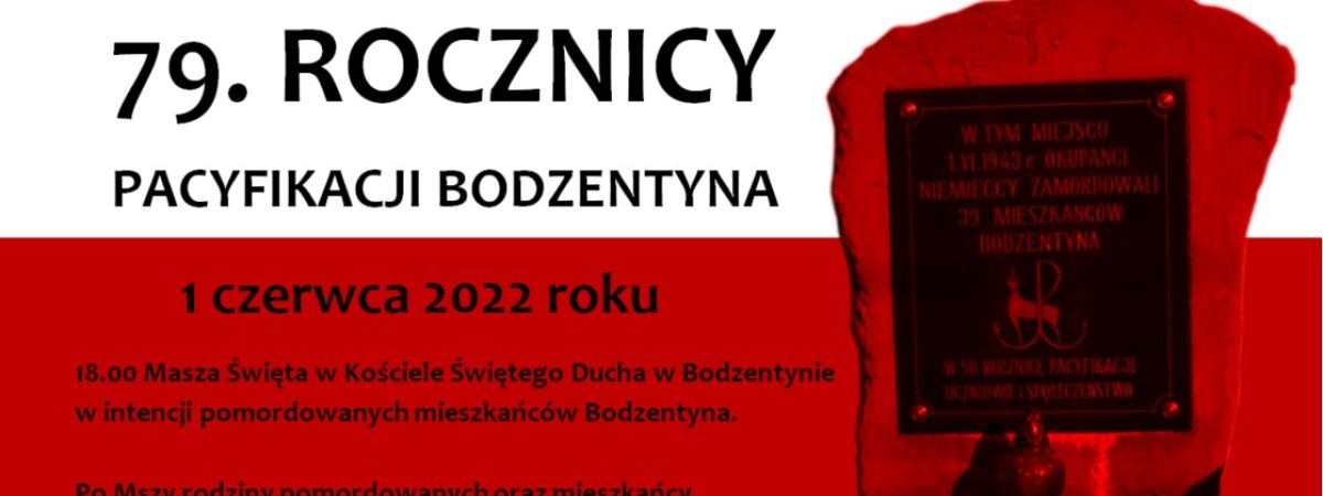 79. rocznica Pacyfikacji Bodzentyna