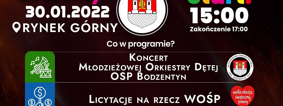 30 stycznia 30. Finał WOŚP Na Rynku Górnym w Bodzentynie