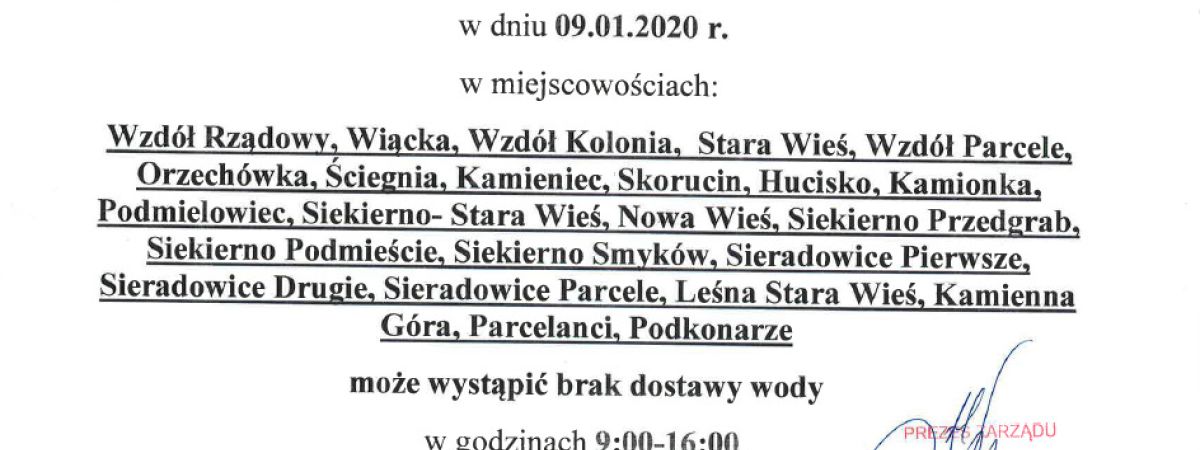 Przdsiębiorstwo Usług Komunalnych w Bodzentynie