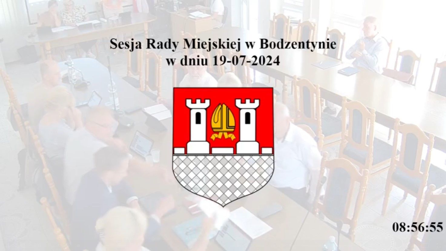 Relacja z nadzwyczajnej sesji Rady Miejskiej w Bodzentynie z dnia 19 lipca 2024 r.