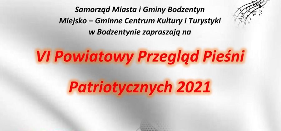 VI Przegląd Pieśni Patriotycznych w Bodzentynie