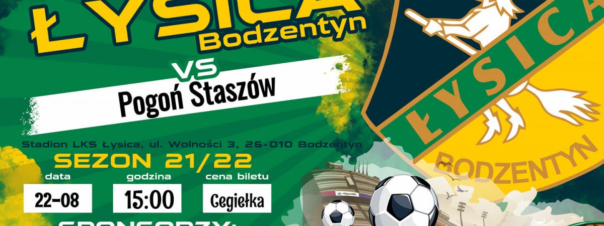 Mecz Łysica Bodzentyn - Pogoń Staszów