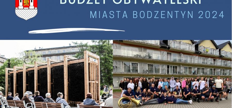 Dwa projekty powalczą w Budżecie Obywatelskim Miasta Bodzentyn 2024!