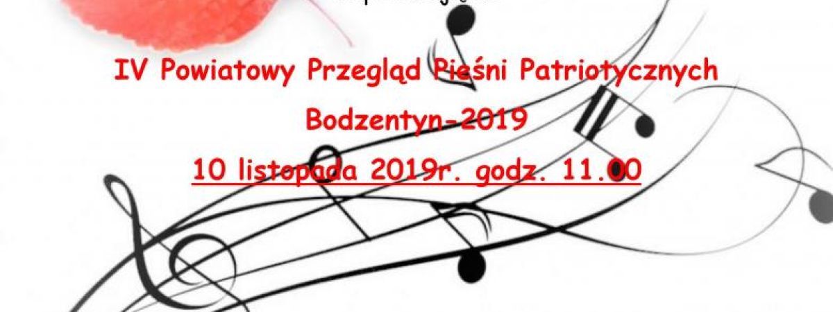 IV Przegląd Pieśni Patriotycznych w Bodzentynie