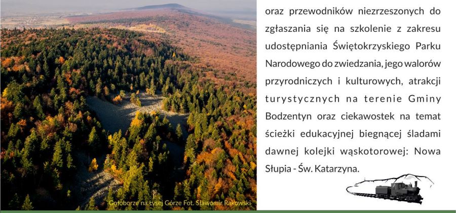 Szkolenie dla przewodników terenowych w Świętokrzyskim Parku Narodowym 2019
