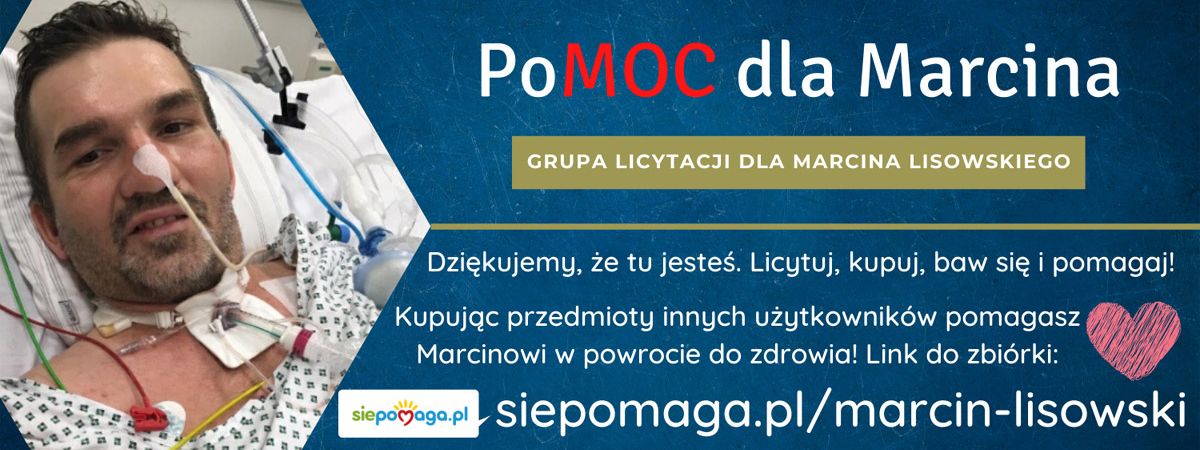 Licytacje dla Marcina - specjalna grupa, w której pomóc może każdy