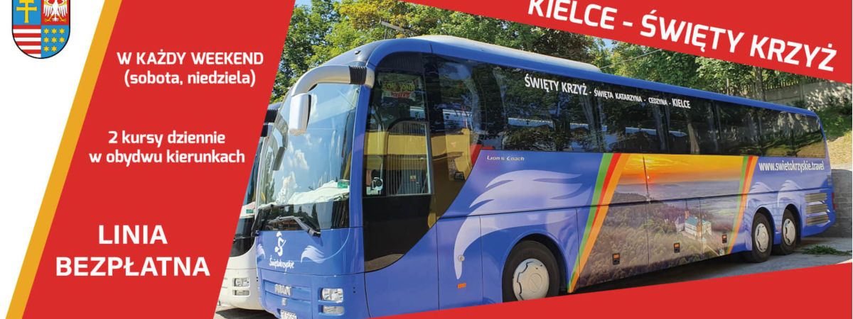 Bezpłatny bus Kielce - Święta Katarzyna - Święty Krzyż