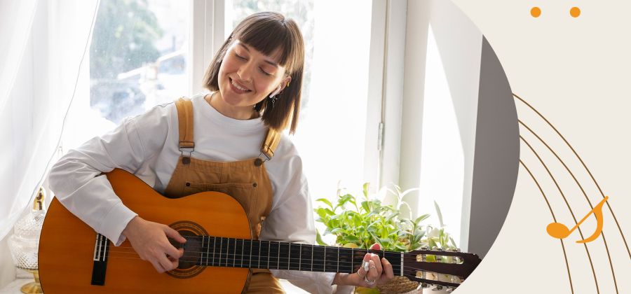 nauka gry na gitarze klasycznej w Bodzentynie