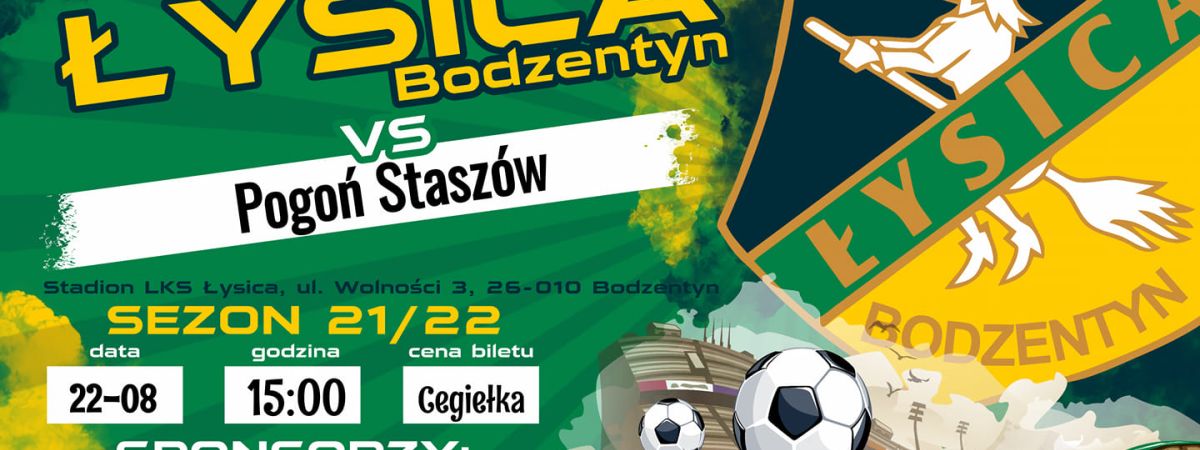 Mecz Łysica Bodzentyn - Pogoń Staszów