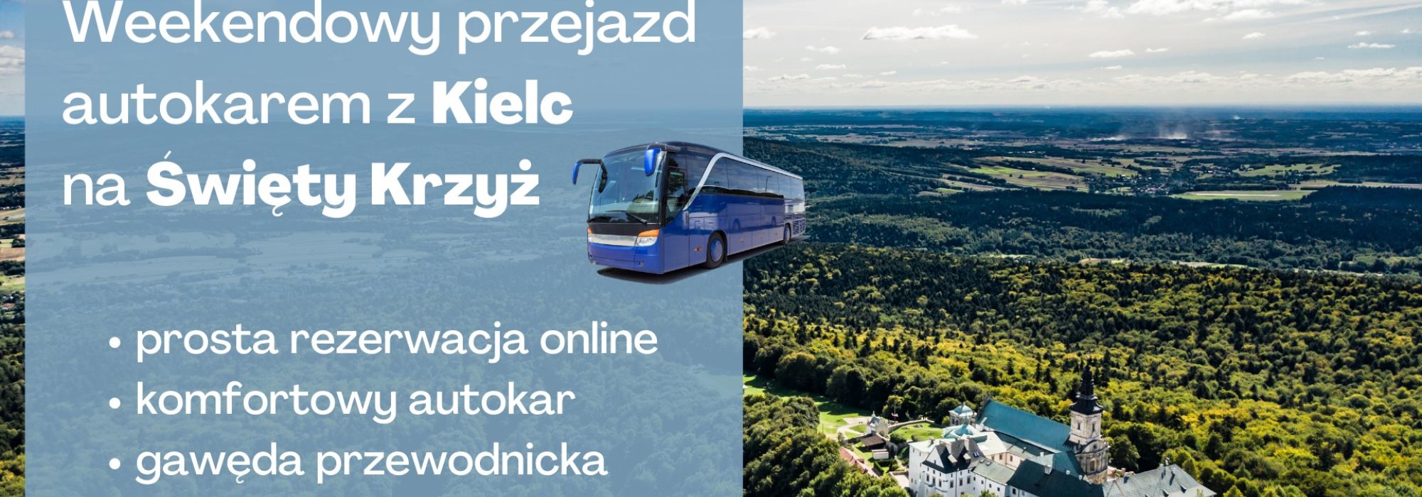 Bezpłatny autobus Święta Katarzyna Święty Krzyż