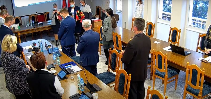 Zapis z pierwszej sesji Rady Miejskiej w Bodzentynie w 2022 roku