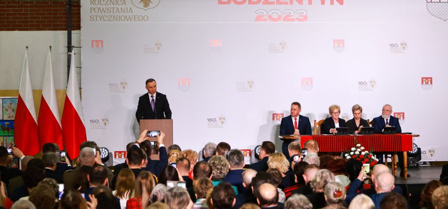 Historyczna wizyta Prezydenta RP Andrzeja Dudy w Bodzentynie - zdjęcia i wideo
