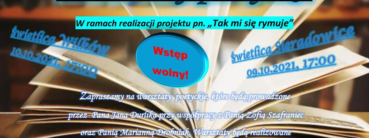 Warsztaty Poetyckie w gminie Bodzentyn