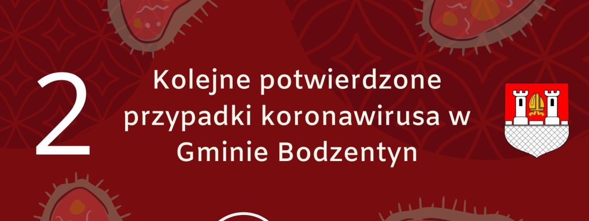 2 kolejne przypadki COVID-19 w gminie Bodzentyn