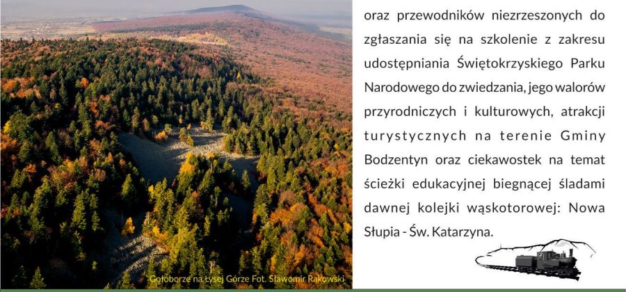 Szkolenie dla przewodników terenowych w Świętokrzyskim Parku Narodowym 2019