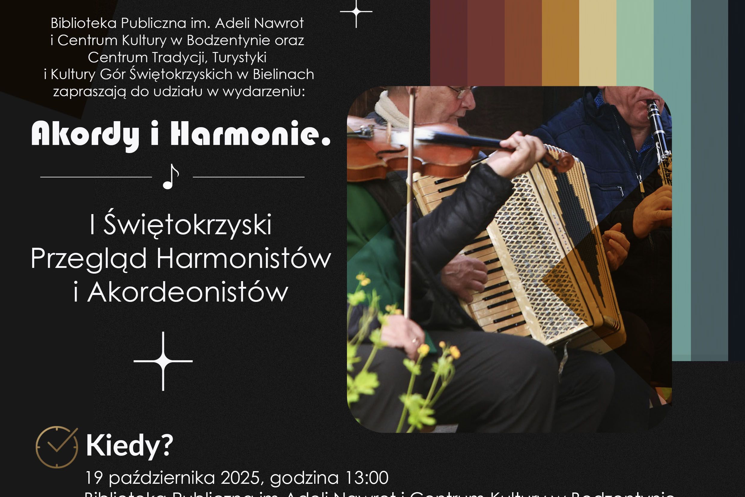 Akordy i Harmonie – I Świętokrzyski Przegląd Harmonistów i Akordeonistów w Bodzentynie