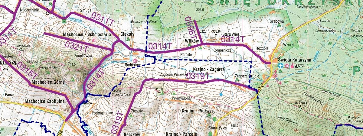 przebudowa trasy Św. Katarzyna – Wilków - Mąchocice