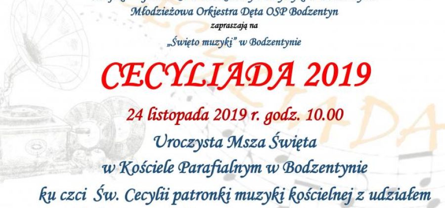 Cecyliada 2019 w Gminie Bodzentyn