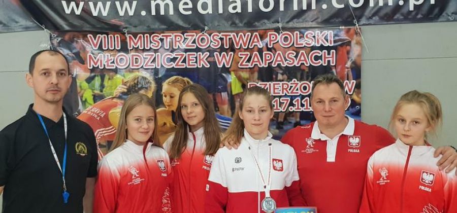Wiktoria Płaczkowska  Wicemistrzyni Polski w Zapasach