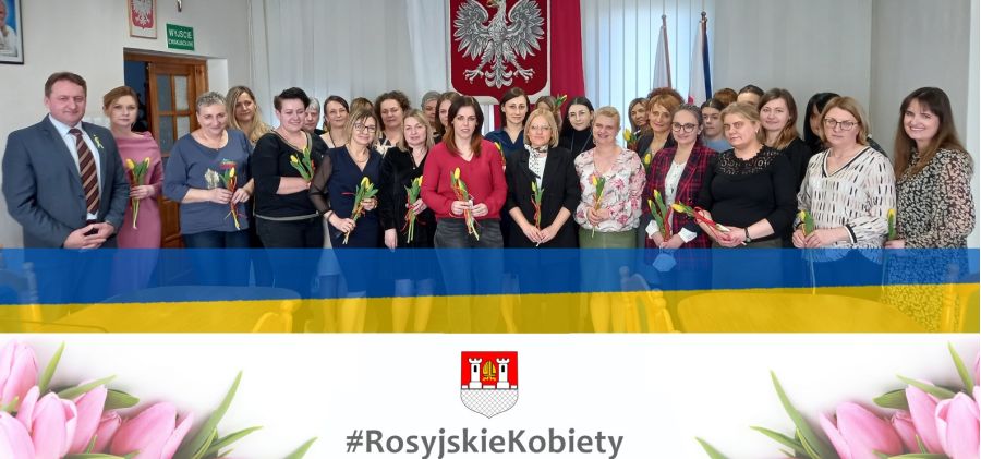 Kobiety z Urzędu MiG Bodzentyn dołączają do akcji #RosyjskieKobietyZatrzymajcieWojnę